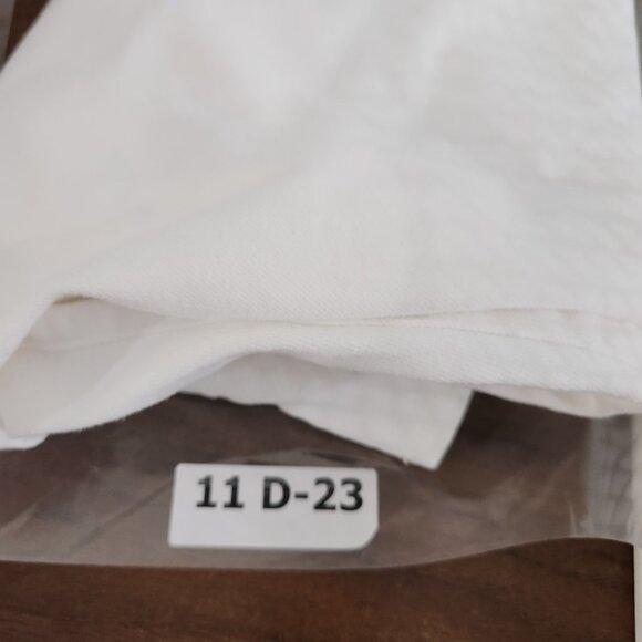 L’Agence Straight Leg Jeans 30 High Rise Baggie Cropped 24" White - Picture 12 of 12